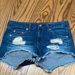 Rag and bone denim shorts